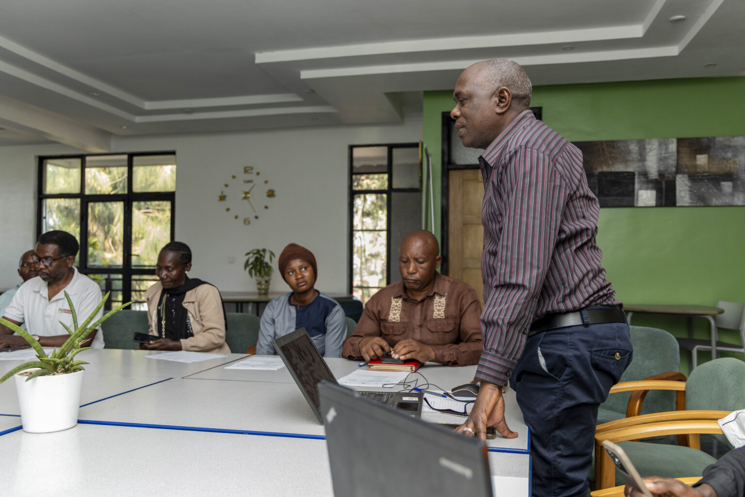 Séance de travail M-Hub avec des porteurs de projets