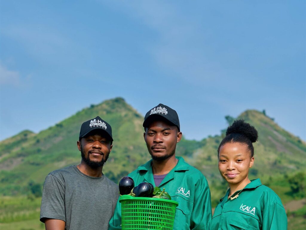 Jeunes agripreneurs et leur récolte